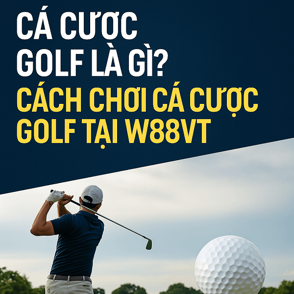 CÁ CƯỢC GOLF LÀ GÌ? HƯỚNG DẪN CHƠI CÁ CƯỢC GOLF TẠI W88VT CHI TIẾT NHẤT