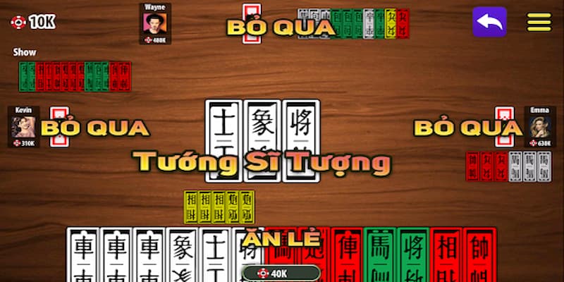 Các tổ hợp bài trong game bài Tứ Sắc