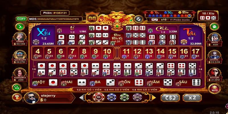 Hấp dẫn của xóc đĩa Tài Phú tại W88 trong thị trường casino