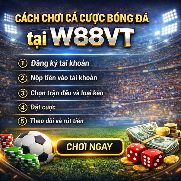 cách chơi cá cược bóng đá tại w88vt